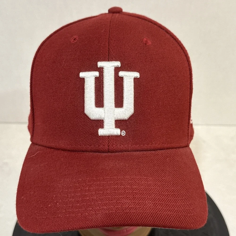 NCAA Indiana Hoosiers University Adidas AIRFLEX Cap Hat LARGE GAME PRO